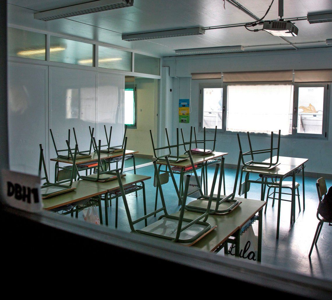 Las aulas permanecen cerradas a la espera del regreso a clases presenciales.