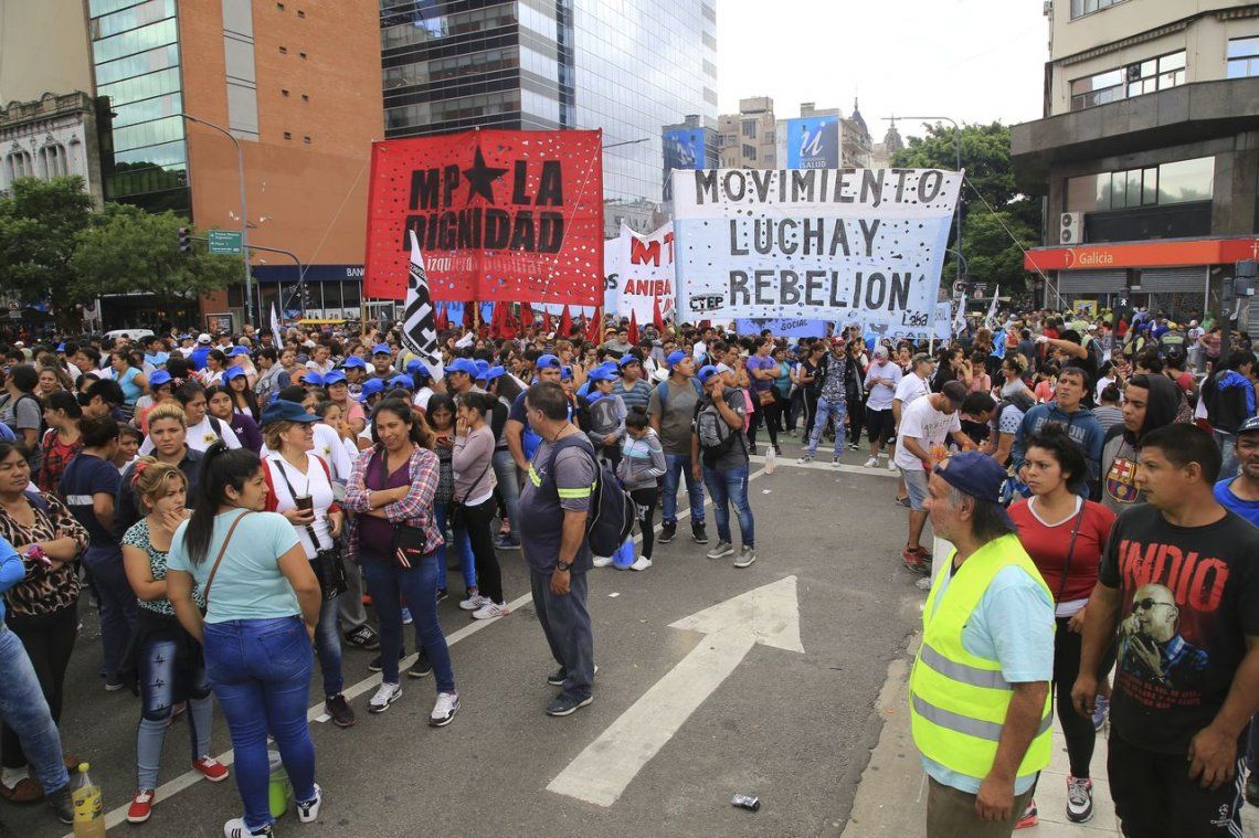 La marcha de Camioneros en fotos