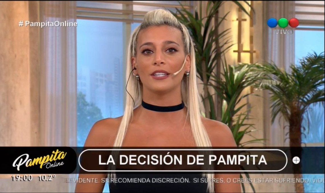 Pampita Offline: la modelo dejó el programa y hubo debate sobre el tema