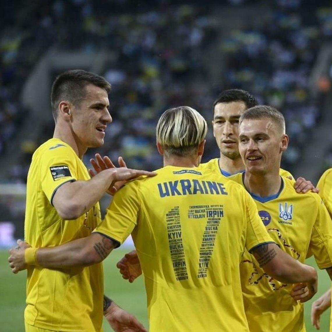 La selección de Ucrania volvió a las canchas y se prepara para el repechaje para el Mundial