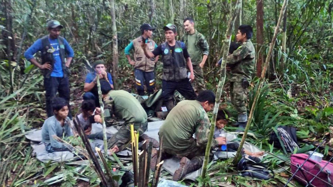 Los cuatro niños fueron encontrados con vida luego de estar 40 días en la selva colombiana.