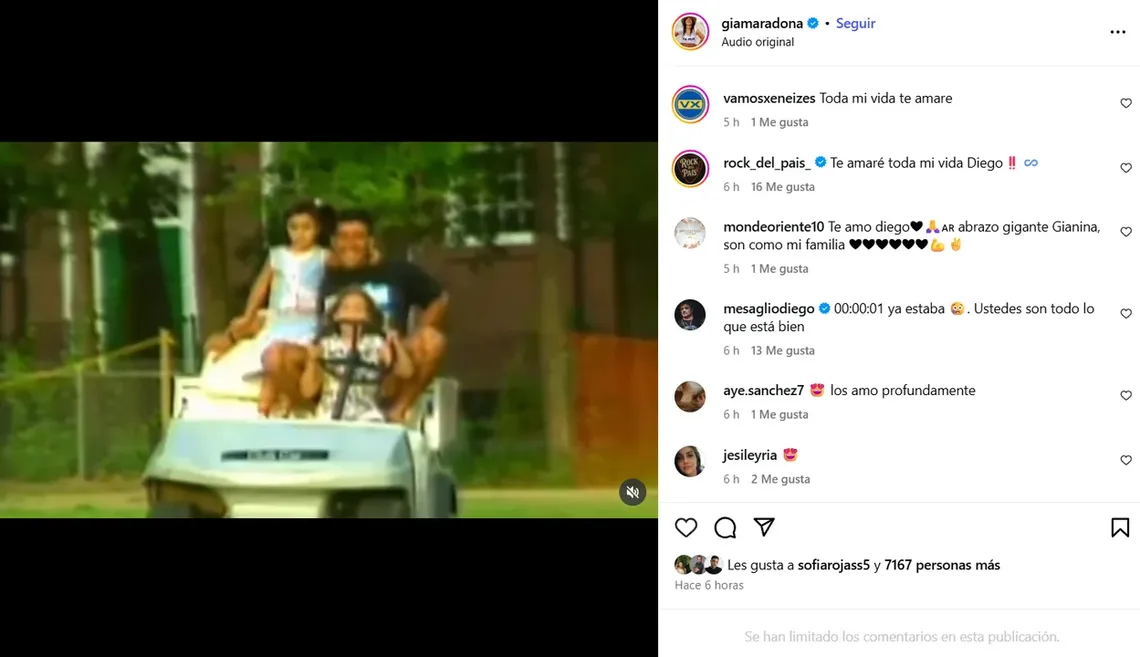 Dalma y Gianinna revivieron momentos junto a su padre y recibieron el cariño de los fanáticos. Dalma y Gianinna revivieron momentos junto a su padre y recibieron el cariño de los fanáticos.