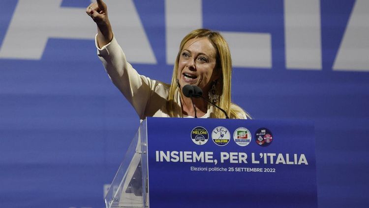 Elecciones en Italia: amplio triunfo de Giorgia Meloni.