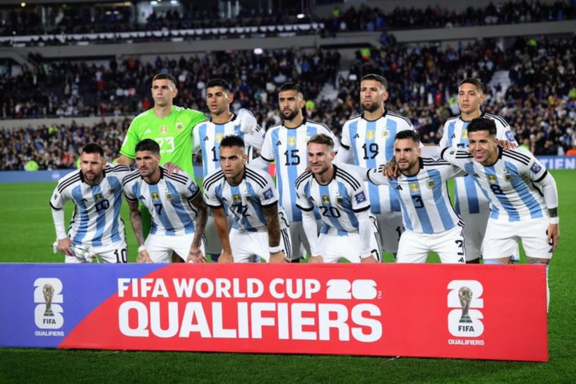 La formación de la Selección Argentina contra Ecuador.
