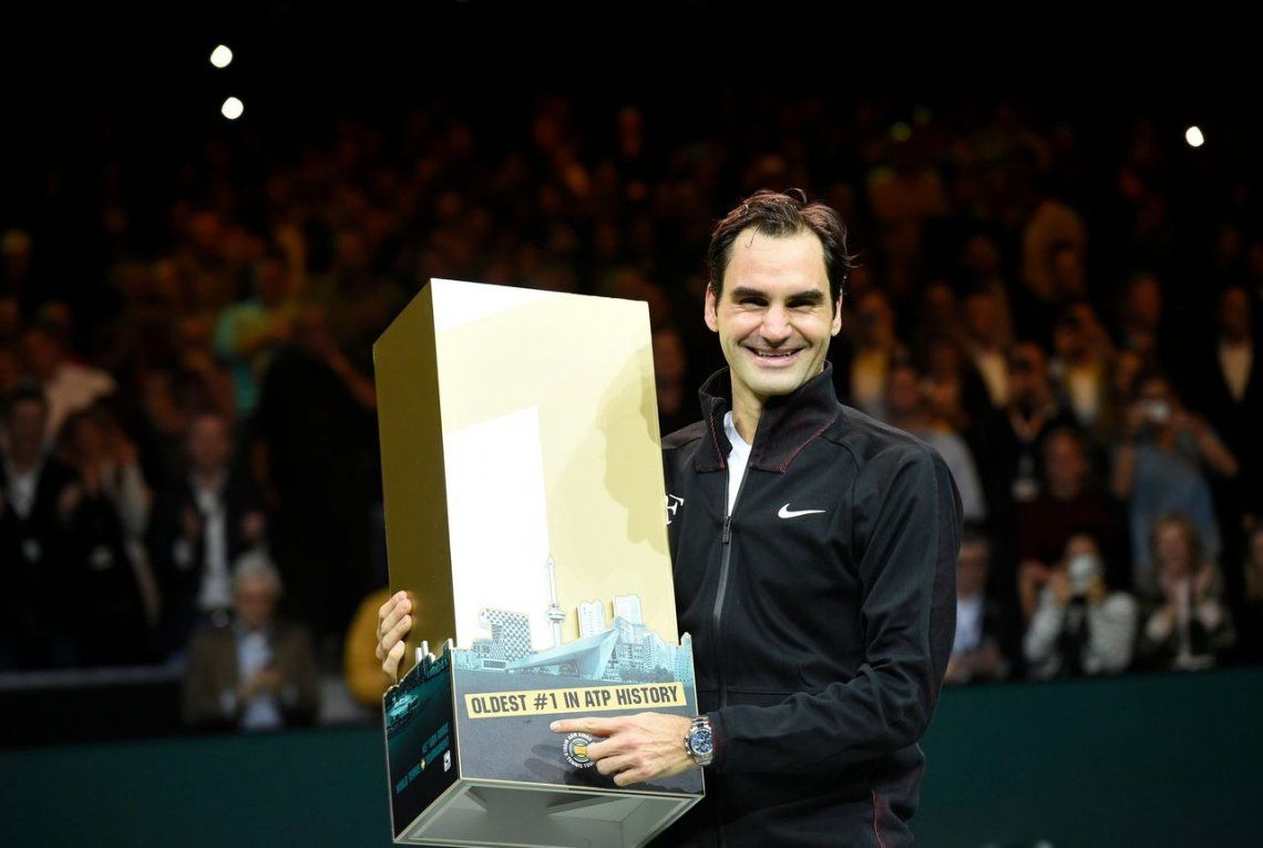 Roger Federer récord: está en las semifinales de Rotterdam y será el líder de la ATP de mayor edad