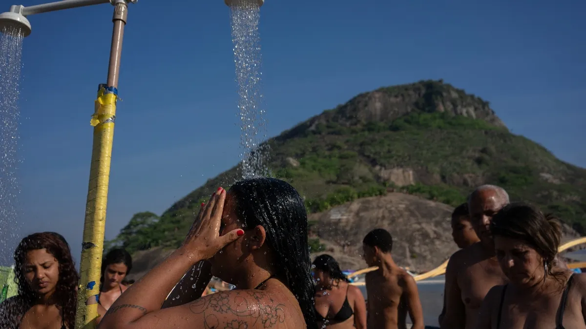 La temperatura trepó hasta los 39 grados en Río de Janeiro y 37