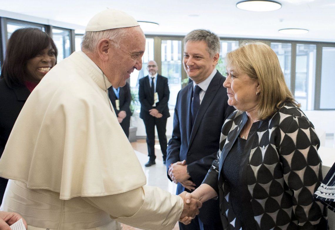 Malcorra se reunió con el Papa Francisco en el Vaticano