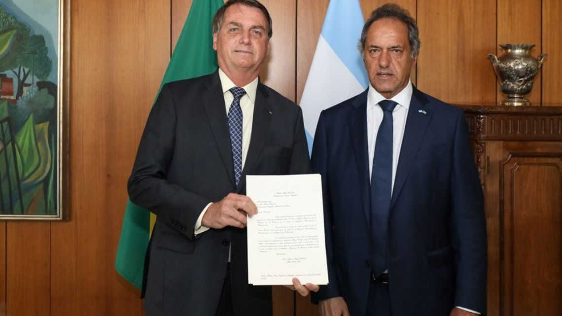 Scioli tras la reunión con Bolsonaro: La voluntad es trabajar juntos y superar los desencuentros