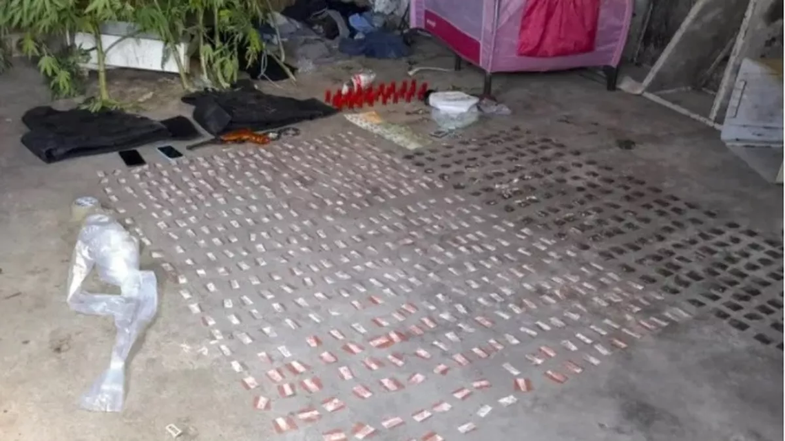 Cocaína adulterada en el barrio Puerta 8, en la localidad de Loma Hermosa