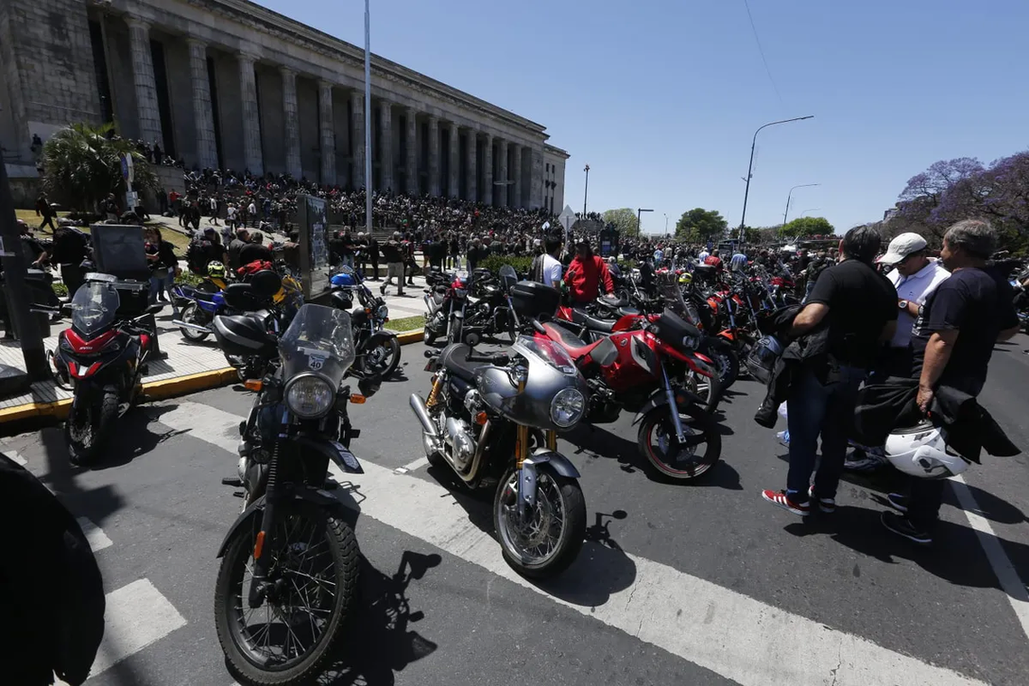 Motociclistas marchan para pedir Justicia y reclamar más seguridad.
