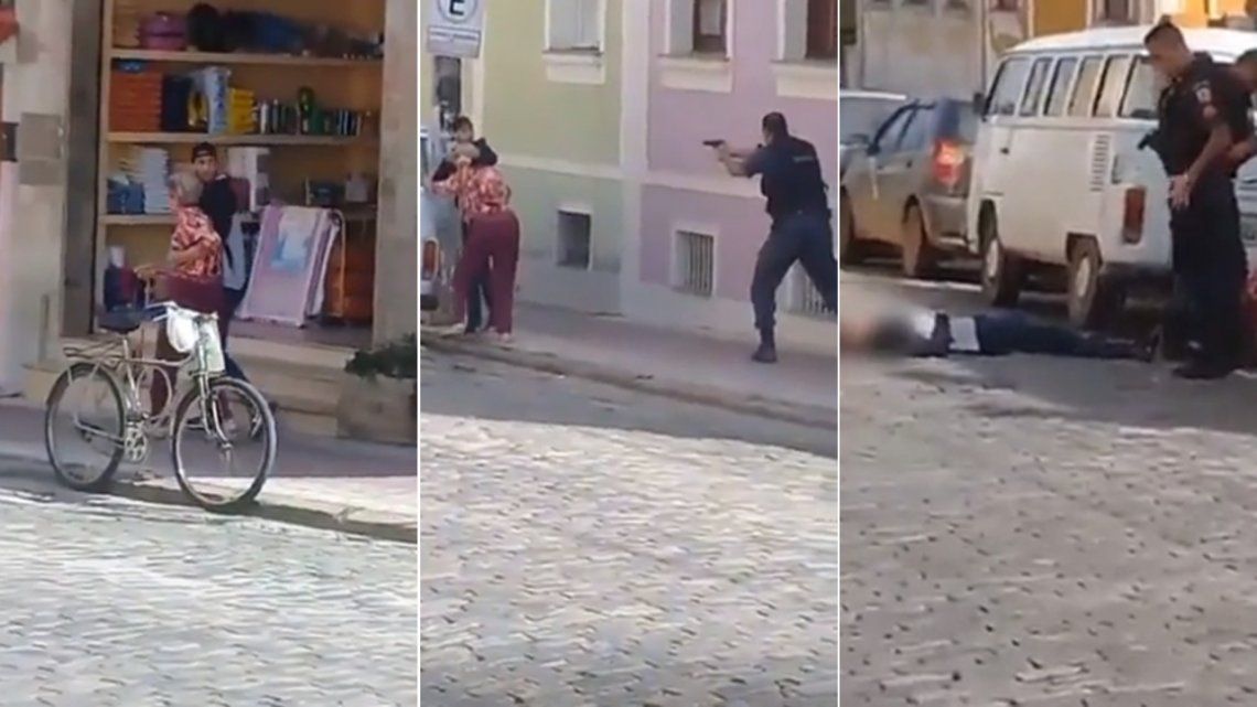 Bolsonaro felicitó a policías que fusilaron a un delincuente que tenía a una anciana de 83 años como rehén