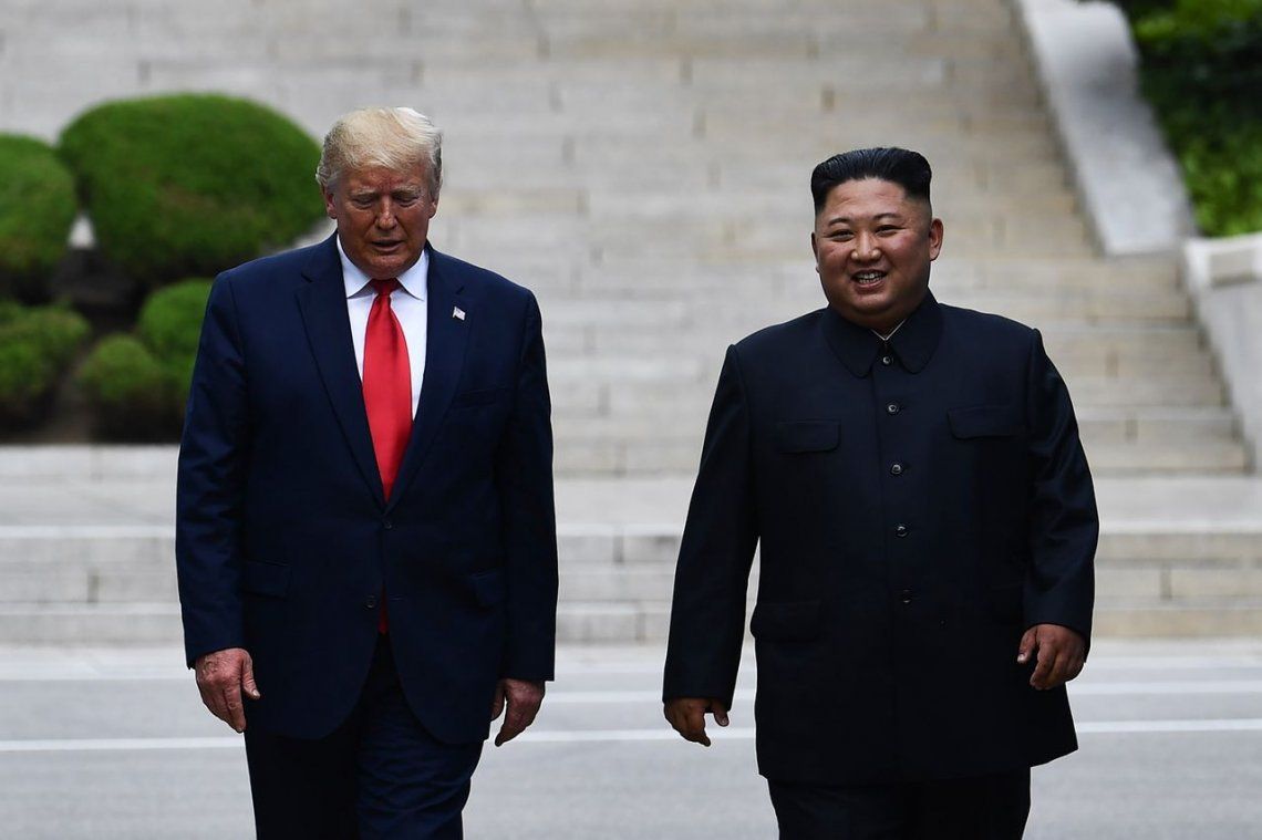 Trump pisó Corea del Norte en un momento histórico