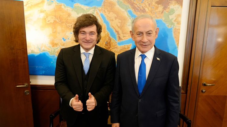 Milei mantuvo un nuevo encuentro con el premier israelí, Benjamin Netanyahu.