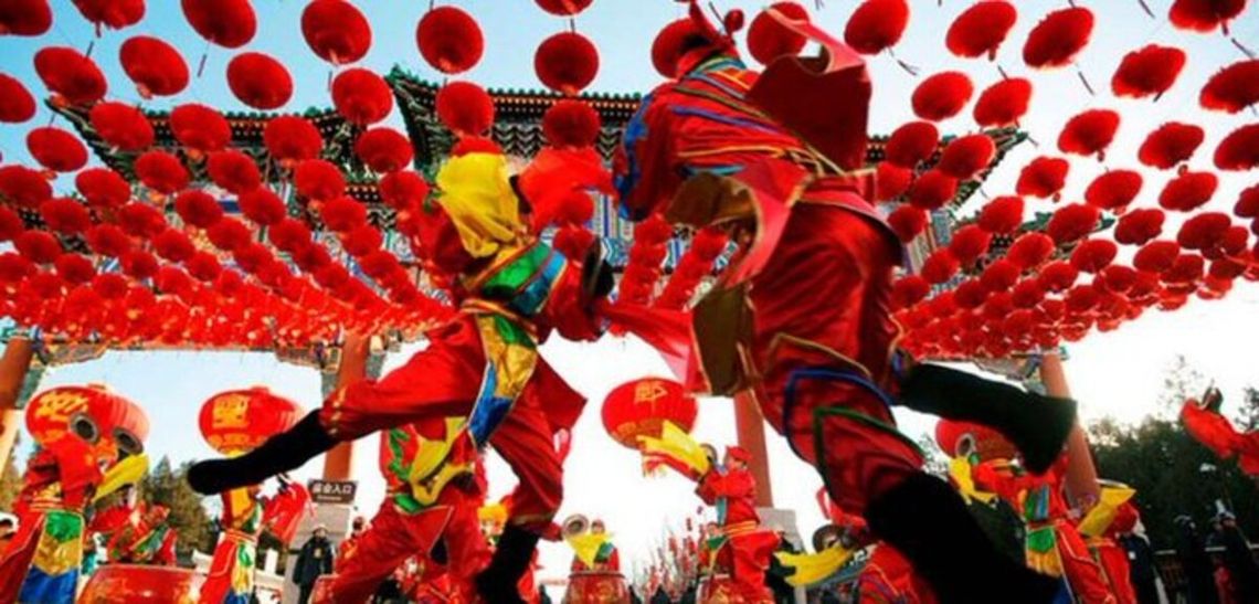 Palermo: festejos de la comunidad china por el Año Nuevo.