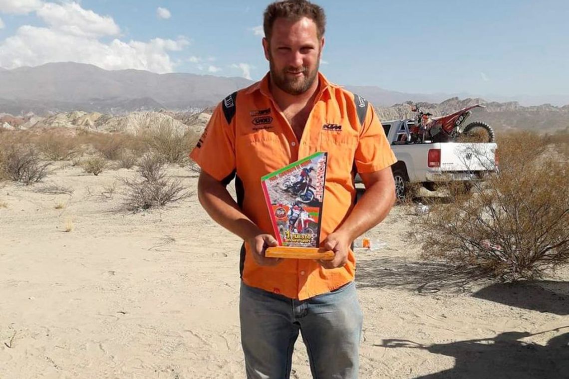 Diego Mai era un reconocido motociclista tucumano de la especialidad enduro. Archivo.