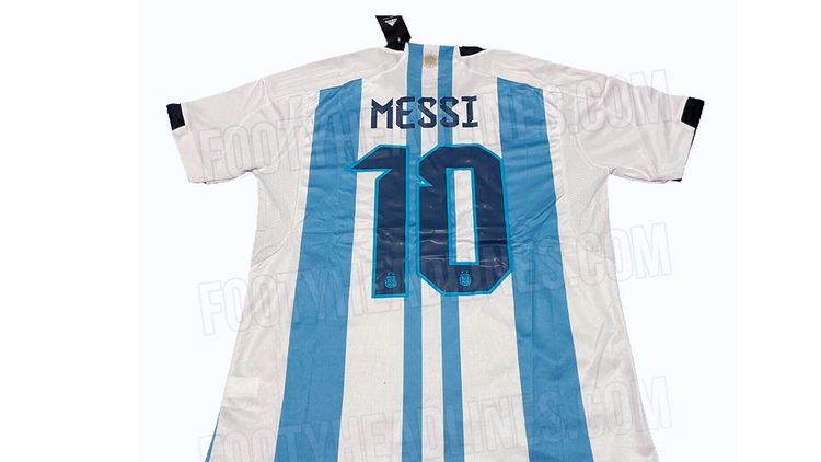 Se filtró la camiseta que Argentina usaría en el Mundial