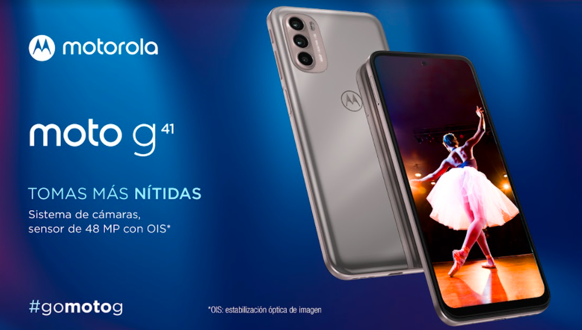 Motorola anunció que está dispoible el moto g41
