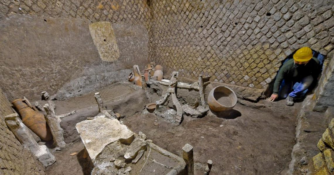 Italia: encuentran en Pompeya una habitación bien conservada de una familia de esclavos