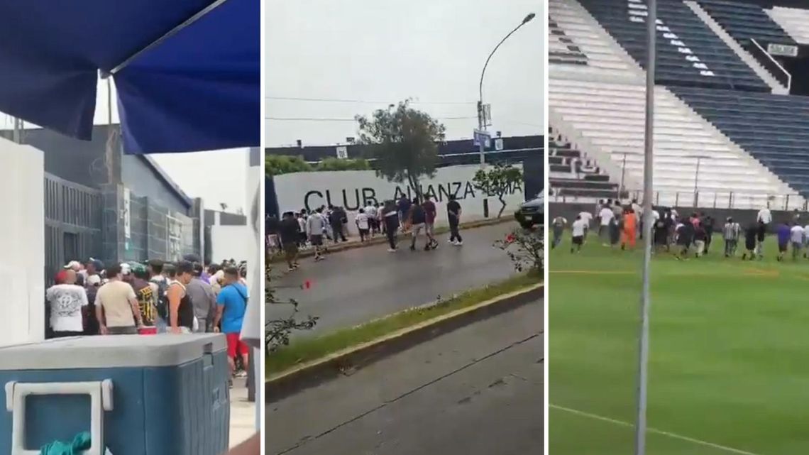 Hinchas ingresaron al estadio tras la denuncia de una joven argentina contra tres futbolistas del plantel.