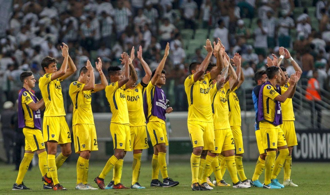 El empate agónico de Boca en Brasil, en fotos