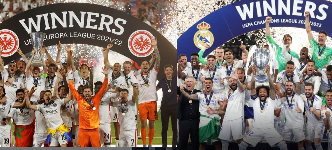 Real Madrid y Eintracht Frankfurt disputarán la final de la Supercopa de la UEFA.