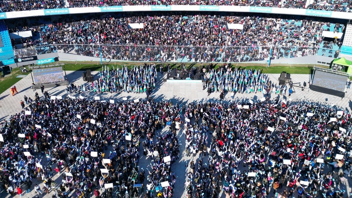 Más de 4 mil alumnos alumnos juraron lealtad a la bandera en Avellaneda