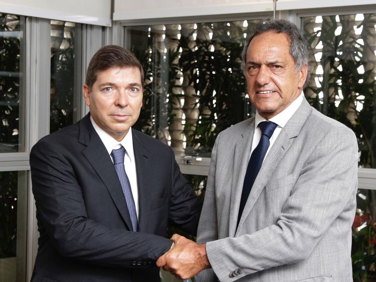 Brasil: Scioli se reunió con el presidente de la Federación de Industrias  de San Pablo