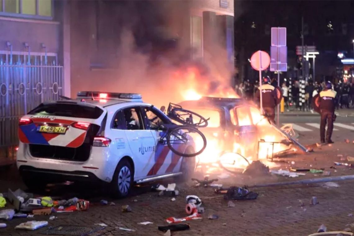 Incidentes en Países Bajos: disturbios y heridos en manifestación en contra de restricciones por Covid