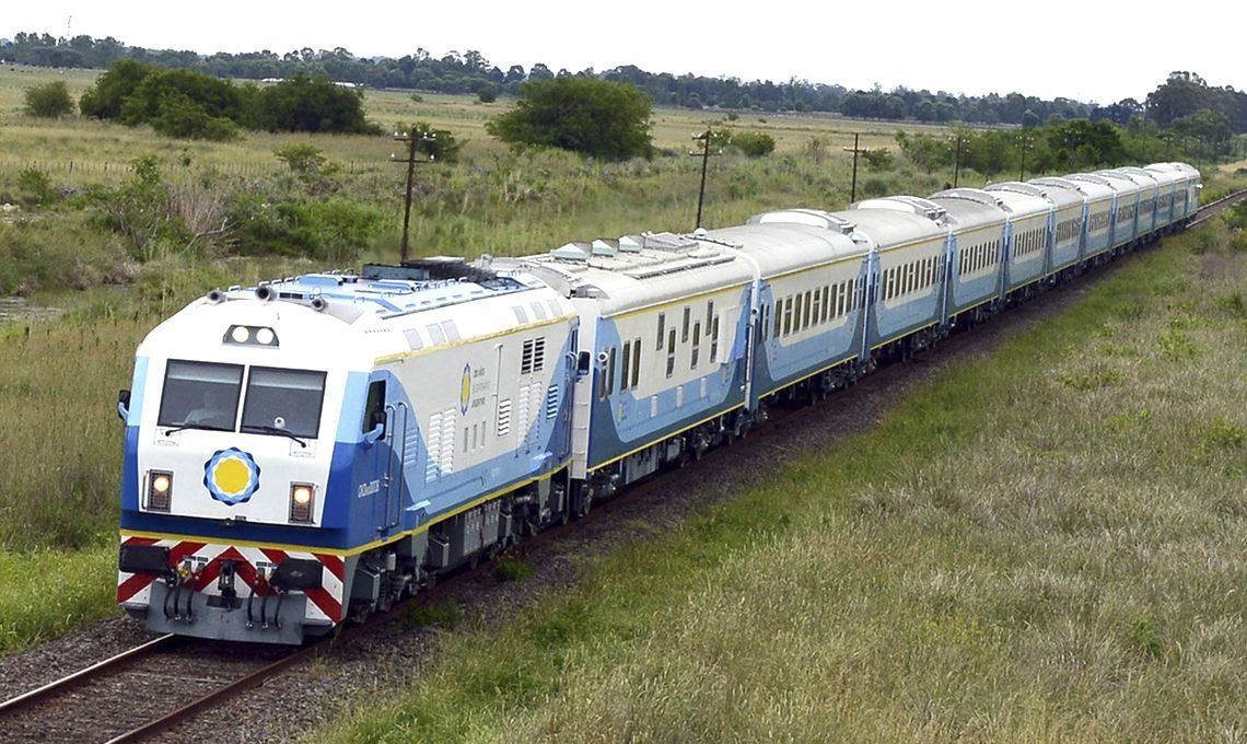 Tren a Mar del Plata. 
