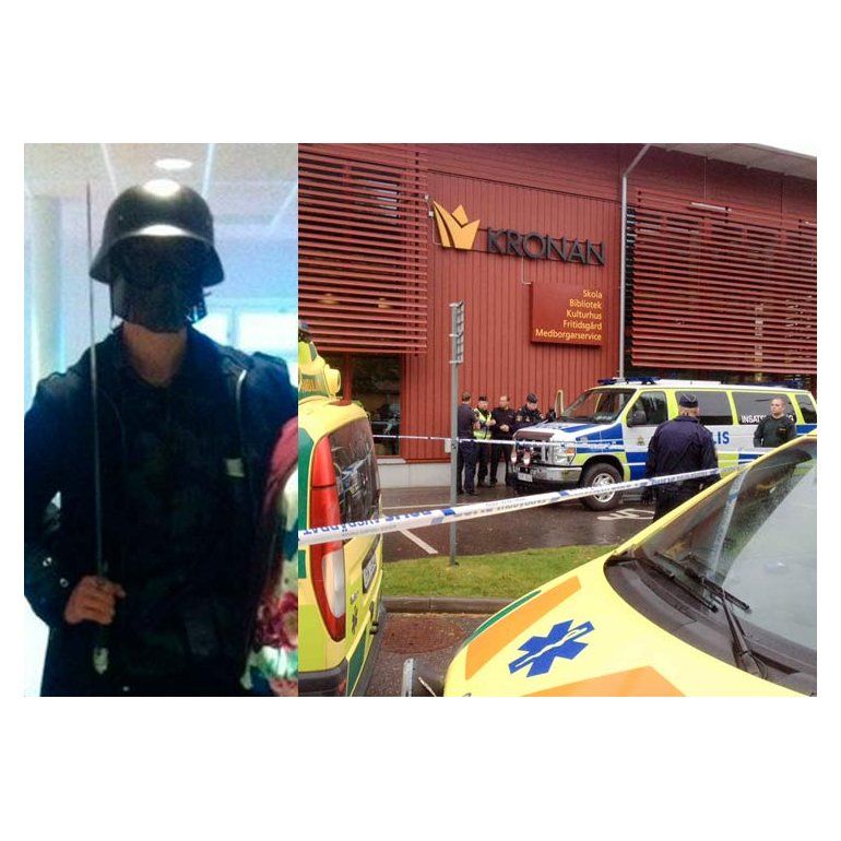 Suecia: disfrazado de Darth Vader entró a una escuela y mató a dos personas