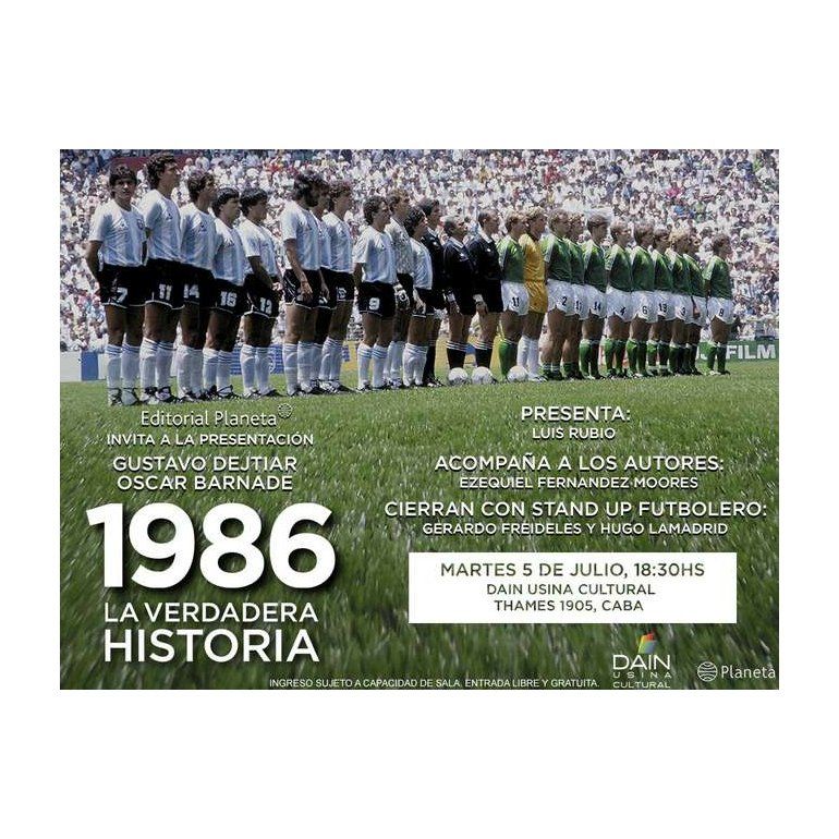 La verdadera historia de la Copa del Mundo de 1986 tiene su libro