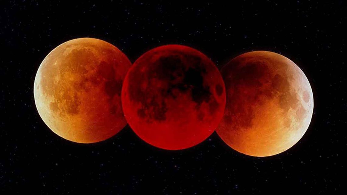 El eclipse lunar total será visible desde partes de las Américas