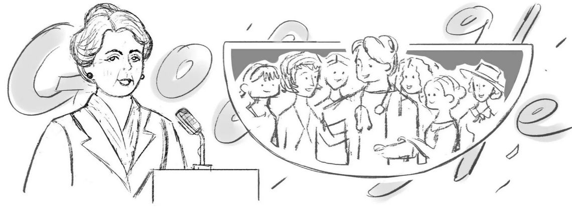 Google dedica su doodle a Elvira Rawson