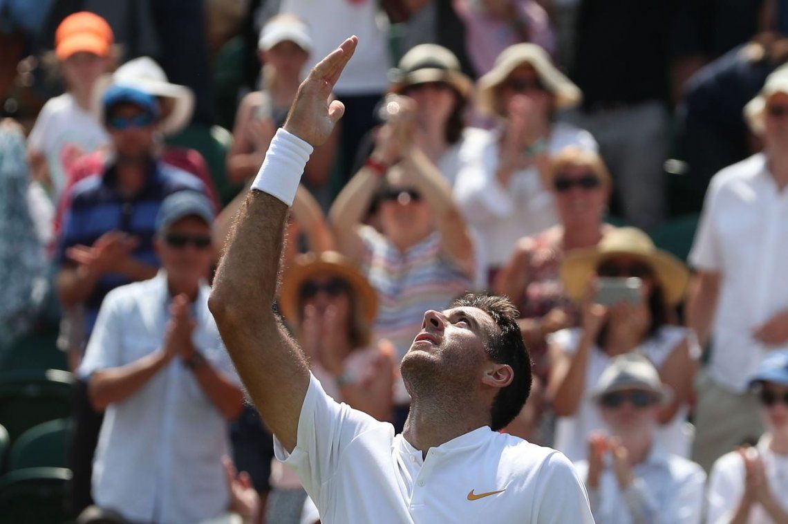 Del Potro liquidó al francés Benoit Paire y pasó a octavos en Wimbledon