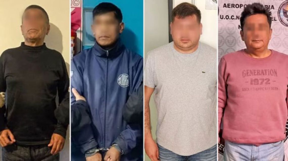 Los primeros detenidos de la causa.