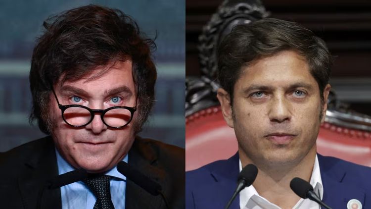 Javier Milei y Axel Kicillof marcaron el pulso de la campaña de las elecciones de este domingo.