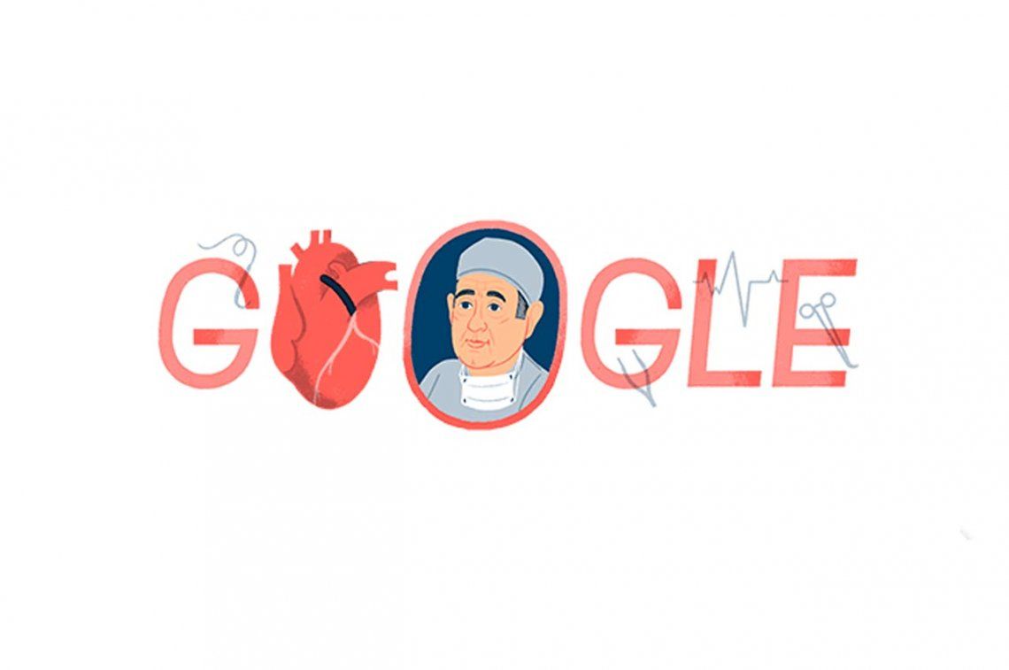 Google homenajea al doctor René Favaloro en el día de su nacimiento