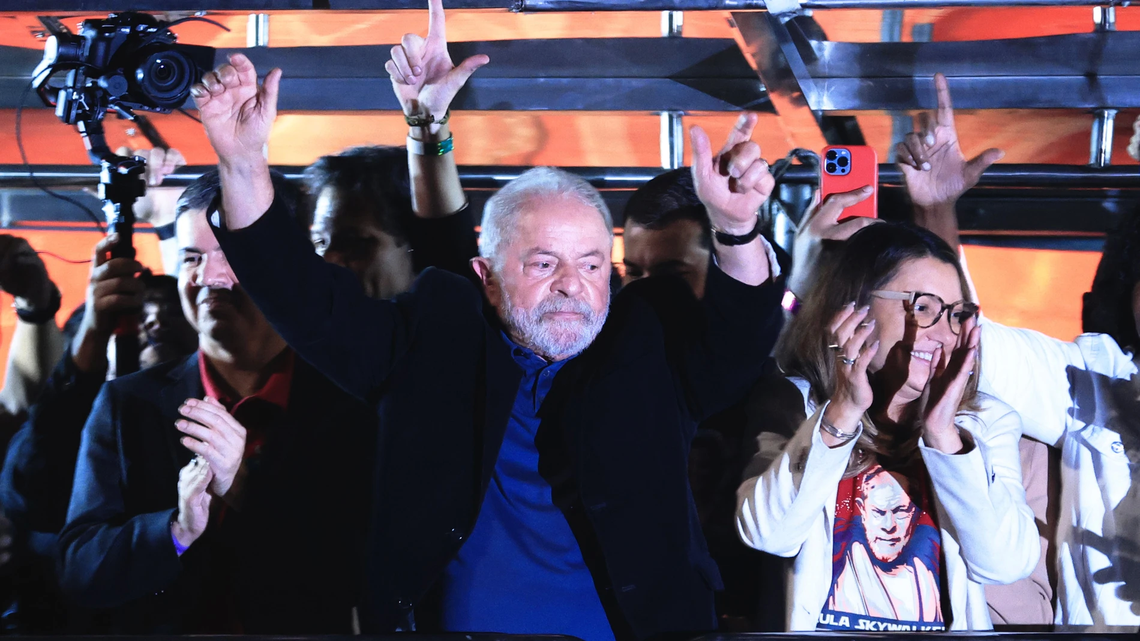 Lula da Silva le ganó por 5 puntos a Jair Bolsonaro.