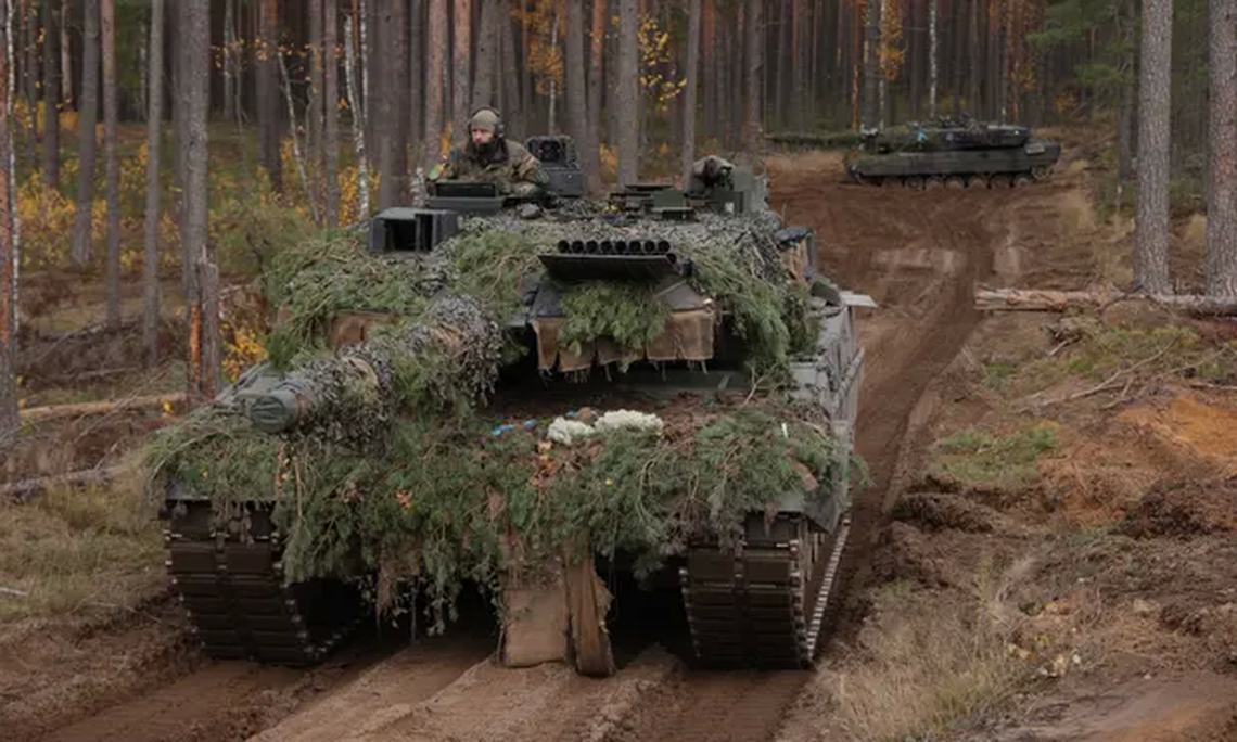 Alemania tomó la decisión de entregar 14 tanques Leopard 2A6 a Ucrania.