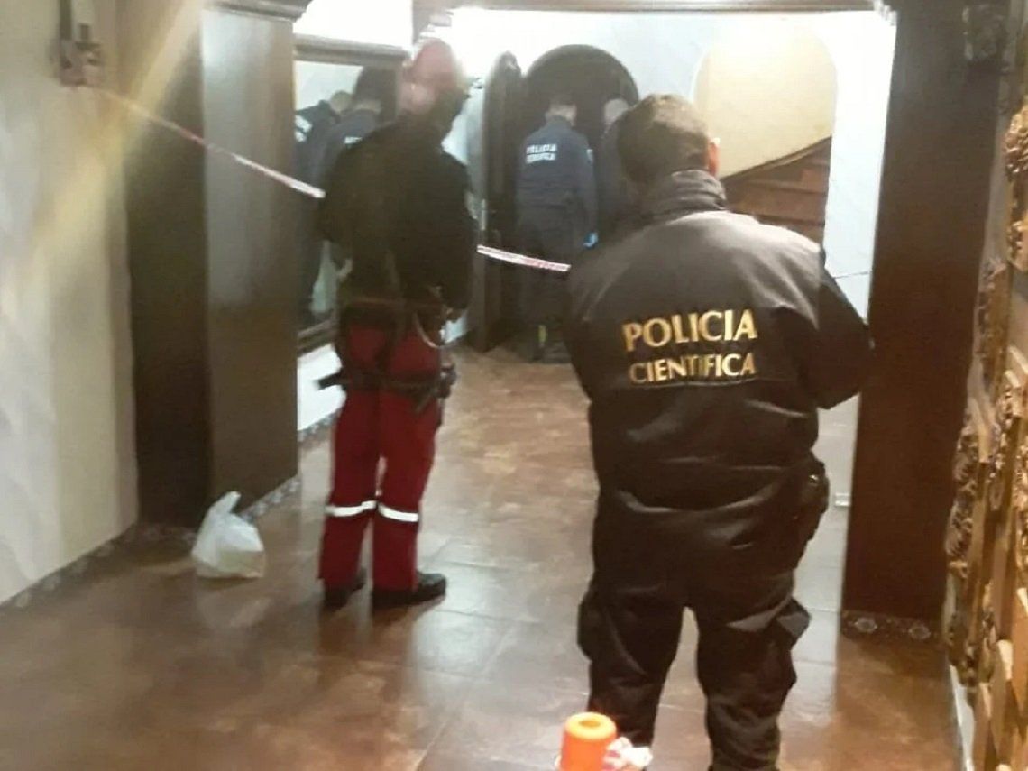 Policía científica de Mar del Plata trabajó en el lugar donde ocurrió el fatal accidente.