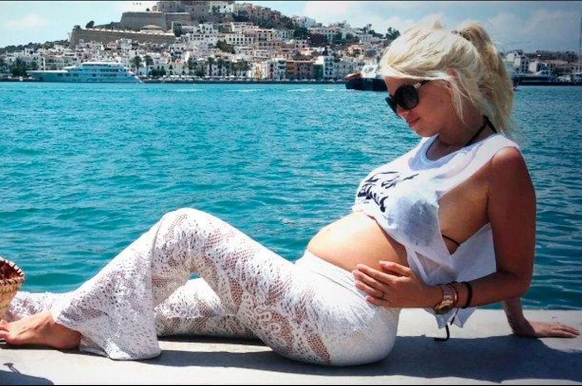 En 2013, Wanda quedó embarazada de Francesca, su primera hija con Icardi. Archivo.