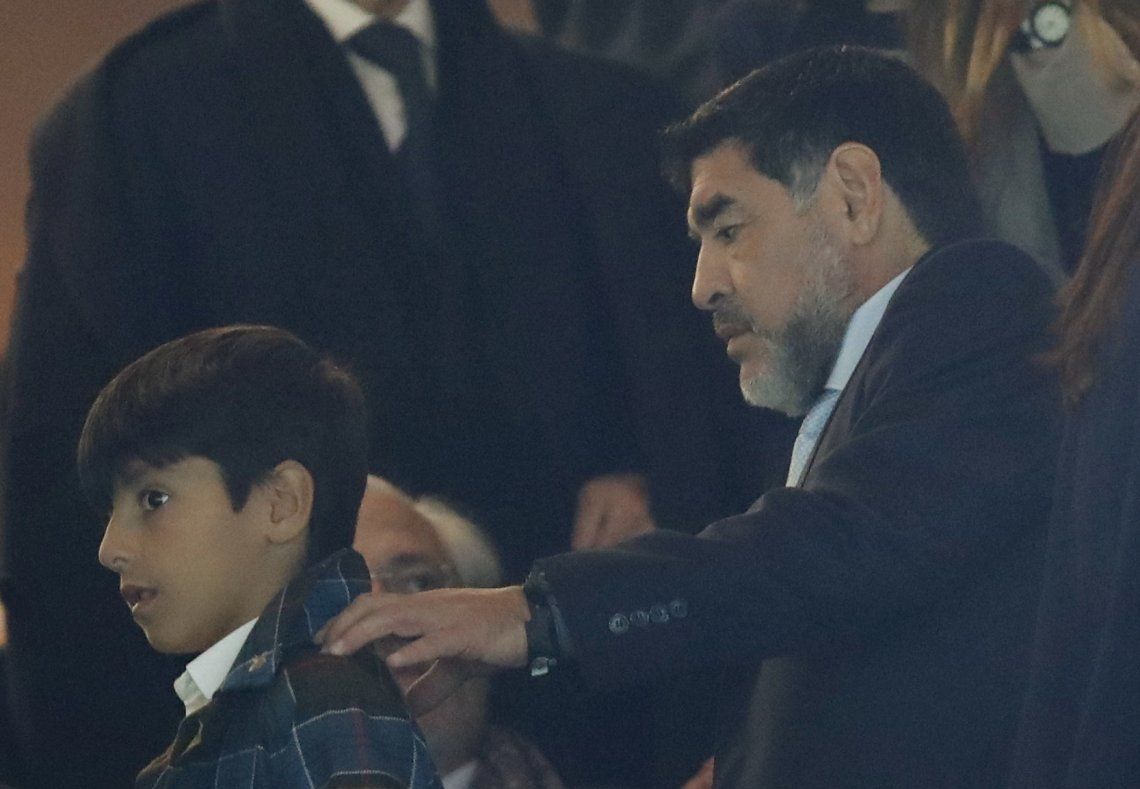 El debut de Diego Maradona en Instagram: bajó una foto de Benjamín y disparó contra todos