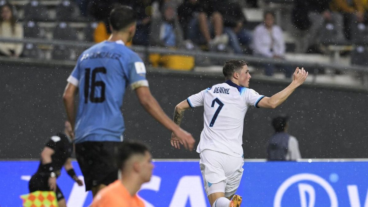 Goles y resumen del Uruguay 2-3 Inglaterra en Mundial Sub-20