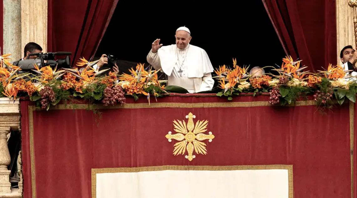 Vaticano - El Papa Francisco imparte la bendición Urbi et Orbi en Navidad