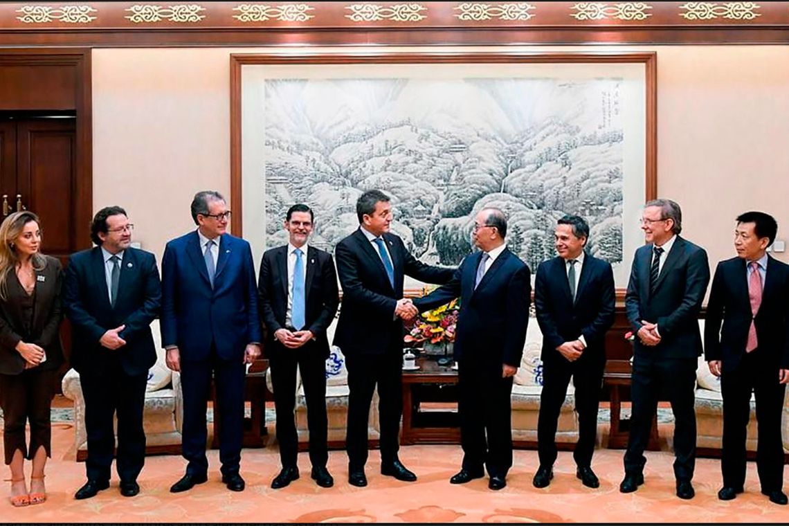 En la reuni&oacute;n se avanz&oacute; con la firma de la renovaci&oacute;n del swap de monedas con China por otros tres a&ntilde;os. Foto Prensa.&nbsp;