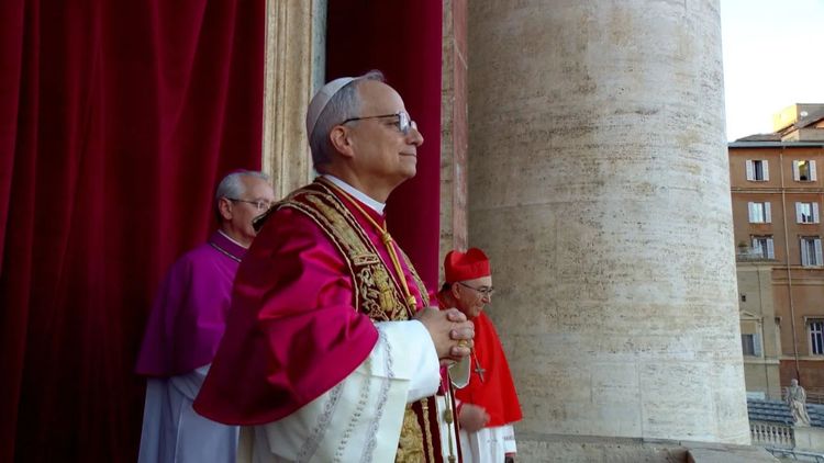 El papa León XIV recordó a Francisco.
