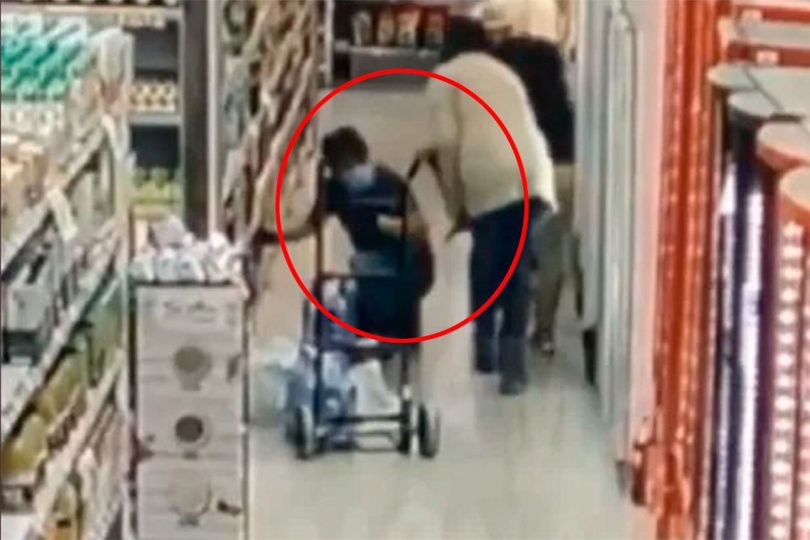 Balean al dueño de un supermercado chino: hay un detenido