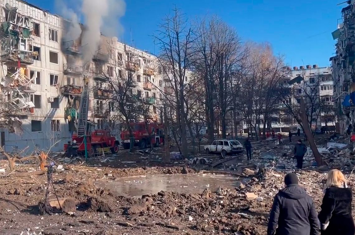 Videos: así se vivieron los primeros ataques rusos a Ucrania