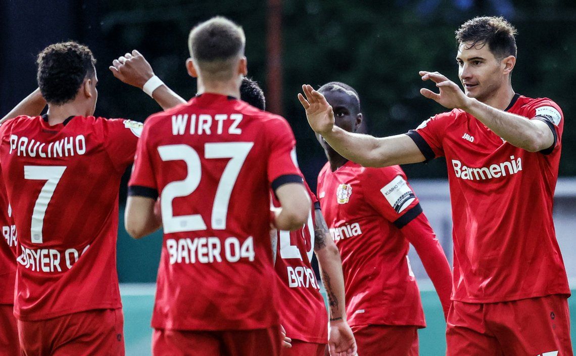 El Pipa vuelve a jugar una final: Alario metió un gol clave para el Bayer Leverkusen