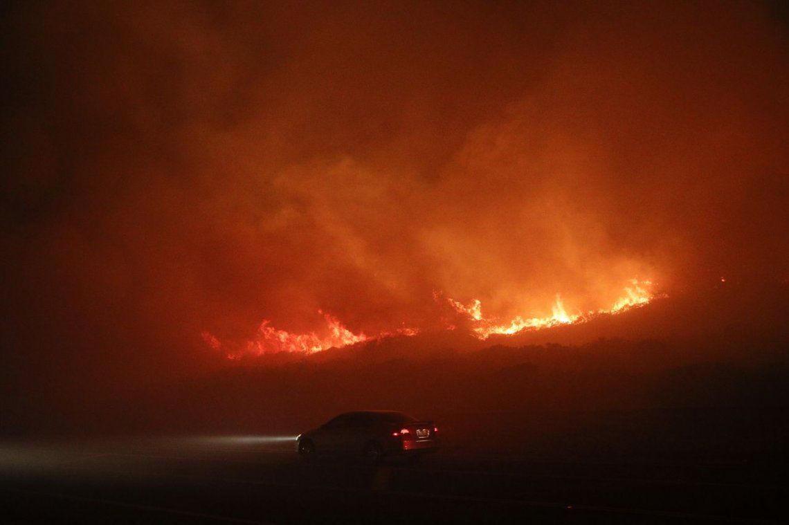 Impactantes imágenes del incendio forestal en California